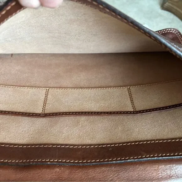 THE BRIDGE Men’s Vintage Leather Briefcase Document Bag